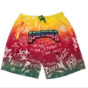 Men’s “Legends” shorts. Sizes S, M, L, XL, and XXL.